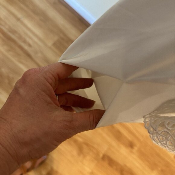 Vintage Judith Hart White Long Womens Robe Medium Crochet Maxi Elegant - Picture 6 of 13